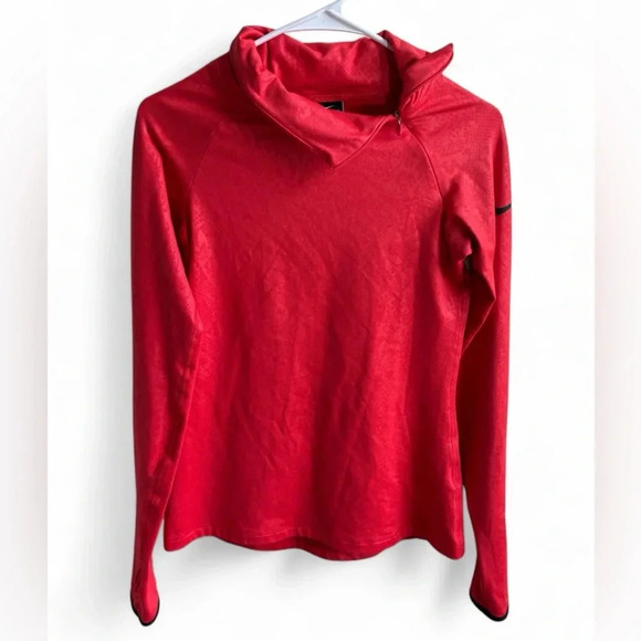Nike Pro Red Athletic Dri-Fit Pullover Size Smalll - Picture 1 of 6